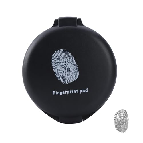 Fingerabdruck-Pad, Fingerabdruck-Pad, Fingerabdruck-Stempel, Stempel für Identifikation, Sicherheit, schnell trocknend, Daumenabdruck, Büro, Notarbedarf Fingerabdruck-Pad, Fingerabdruck-Pad, Fingerabdruck-Stempel, Stempel für Identifikation, Sicherheit, schnell trocknend, Daumenabdruck, Büro, Notarbedarf von Kelisdi