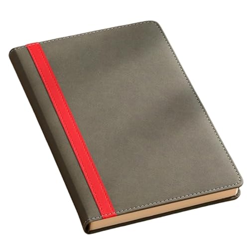 Leder Journal Schreiben Notizblock Red Line Vintage Business Planer Personal Organizer Herren Damen Agenda A5 240 Seiten Dunkelgrau von Keninll