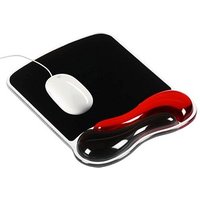 Kensington Mousepad mit Handgelenkauflage Duo Gel schwarz, rot von Kensington