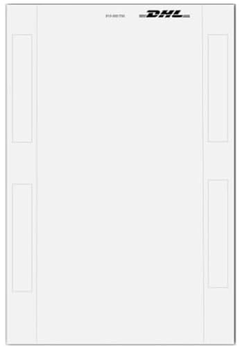 Original Din A5 Versandlabel Etikettenformat 105,4 x 207,95 mit 4 abnehmbare Zusatzetiketten 910-300-700. (100) von KesCom