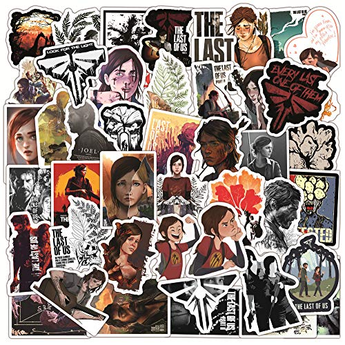 50pcs The Last of Us Aufkleber, Beliebte Spiele Aufkleber, Graffiti Bunte Wasserdichte Vinyl Aufkleber für Laptop Skateboard Wasserflasche, Jugendliche und Erwachsene von Keulablen