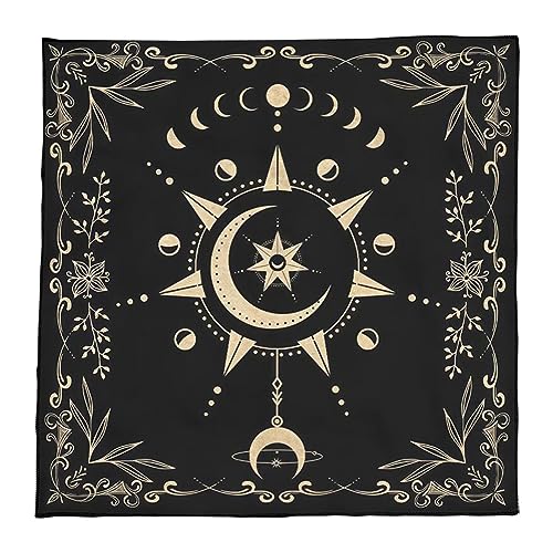 Kexpsogy 50x5 0/60x6 0/75x75cm Tarot Tischdecke Matte Geometrische Divinations Tisch Tuch Brettspiel Oracles Karte Pad Unterstützung Matte von Kexpsogy