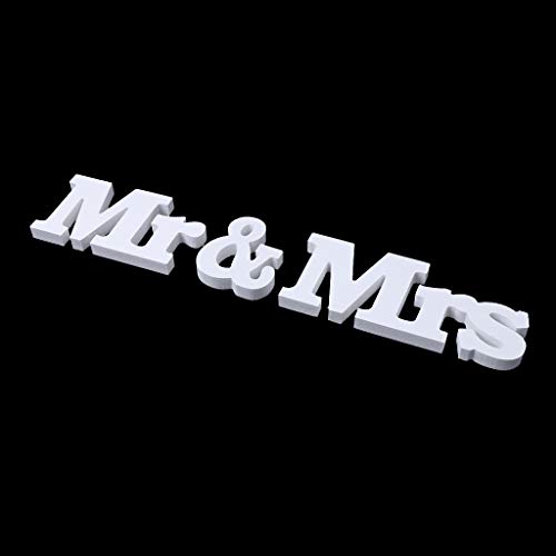 Kexpsogy Mr & Mrs Schild Hochzeit Stand Schild Ständer Figuren Dekor Geschenk Heimdekoration für kleines Vintage neues Ehepaar von Kexpsogy