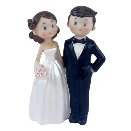 Hochzeitspaar, Wedding Torte Topper, Kuchen Figur Hochzeitstorte Dekoration, Wedding Cake Topper Figurine, Kuchen Dekorationen für Vorschlag, Hochzeitsgeschenke für Brautpaar von Keysun