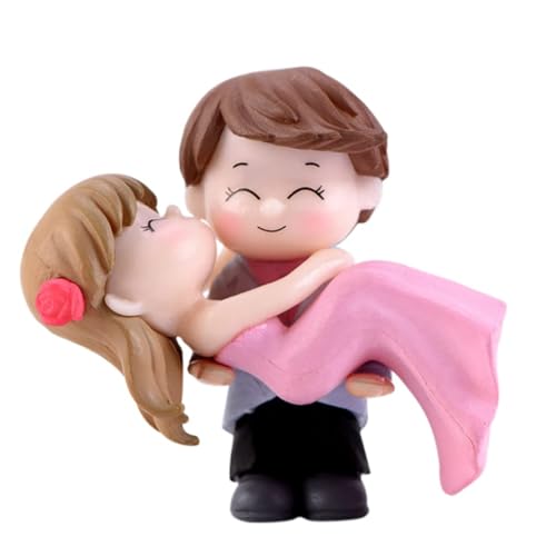 Hochzeitstorte Topper Figuren Paar Statue: Hochzeitspaar Figur Tortendekoration Hochzeit Geburtstag Jubiläum Valentinstag Figuren Kuchen Topper Tortenaufsatz Party Desktop Dekoration Geschenk von Keysun