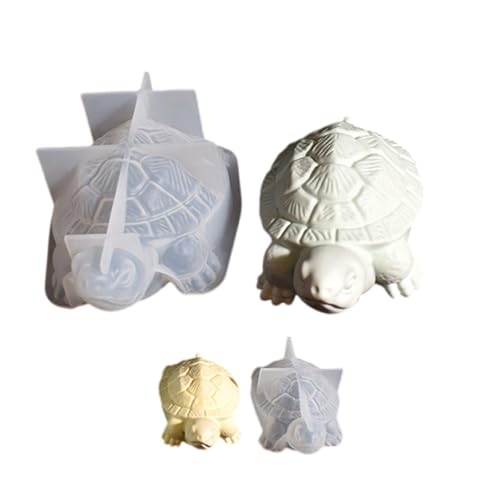 2pcs Schöne Schildkröten Figur Silikonform Set Robustes von Kfwfuaee