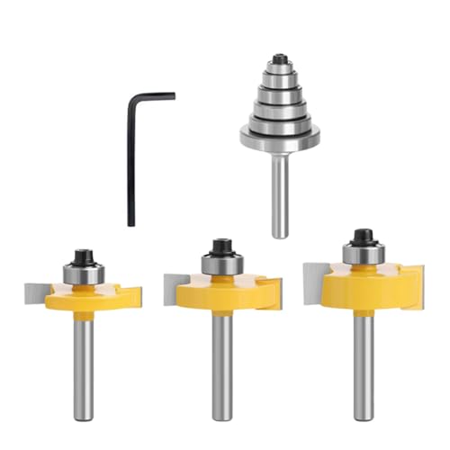 4 Piece Carbides Router Bit Für Anpassbare Kanten Reibungslos Schneiden Und Nicht Einfach Routings Tool Brechen 4 Piece Carbides Router Bit Für Anpassbare Kanten Reibungslos Schneiden Und Nicht Einfach Routings Tool Brechen von Kfwfuaee