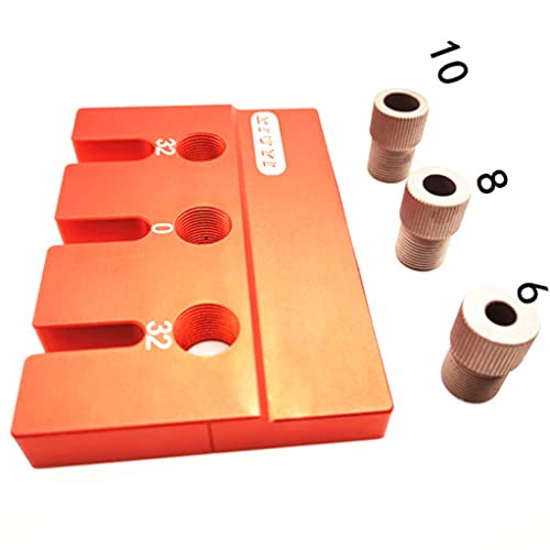 Aluminiumlegierungspositionierung Puncher Jig Hole Puncher 6/8/10 Bohrbuchse 109x75x14mm Expansion Screw Puncher Aluminiumlegierungspositionierung Puncher Jig Hole Puncher 6/8/10 Bohrbuchse 109x75x14mm Expansion Screw Puncher von Kfwfuaee