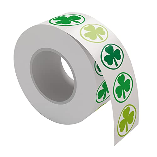 Grüne Shamrock Aufkleber Rollen 38 Mm Breit Dekorative Kleeabschlüsse Für Grußkarten Blumensträuße Geschenk Wrap von Kfwfuaee