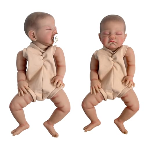 Kfwfuaee 20 Simulation Reborns Model Kits Mit Zerlegtem Armbeinkopf Unvollendete Wiedergeborene Kleinkinder Erziehung Spielzeug von Kfwfuaee