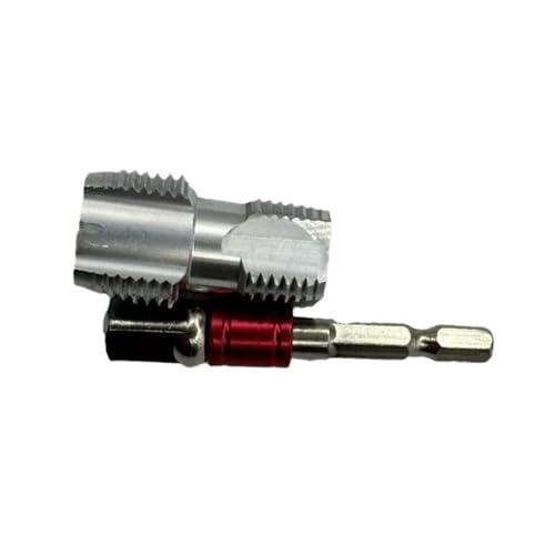 Wasserrohr-Verlängerungsadapter für 6,35-mm-Sechskantlochöffner, 1/2 Zoll, 3/4 Wasserrohrbohrer, elektrischer Bohreradapter Wasserrohr-Verlängerungsadapter für 6,35-mm-Sechskantlochöffner, 1/2 Zoll, 3/4 Wasserrohrbohrer, elektrischer Bohreradapter von Kfwfuaee