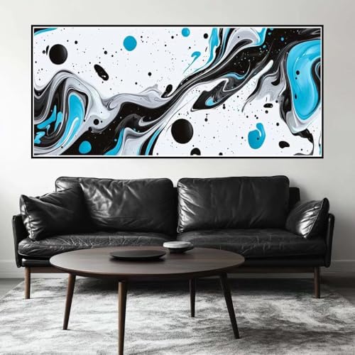 Malen Nach Zahlen Abstrakt Malen Nach Zahlen Erwachsene Kunst, 160 X 80 cm XXL Groß Acrylfarben Ölgemälde, DIY Malen Nach Zahlen Kinder Anfänger Paint by Numbers Set für Wand Dekor (Ohne Rahmen) -H310 von Kggyele