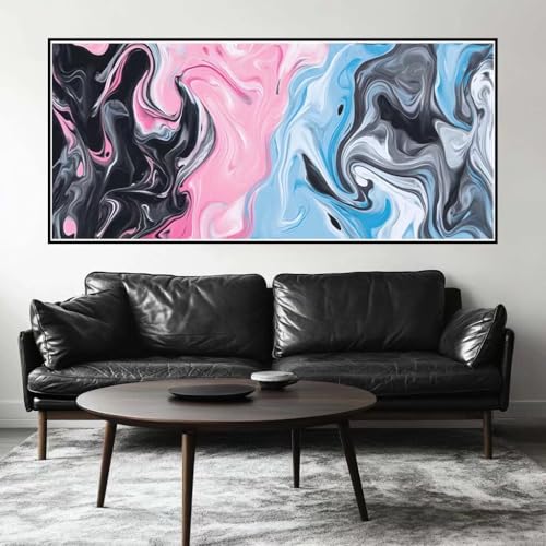 Malen Nach Zahlen Abstrakt Malen Nach Zahlen Erwachsene Kunst, 200 X 100 cm XXL Groß Acrylfarben Ölgemälde, DIY Malen Nach Zahlen Kinder Anfänger Paint by Numbers Set für Wand Dekor (Ohne Rahmen)-H377 von Kggyele