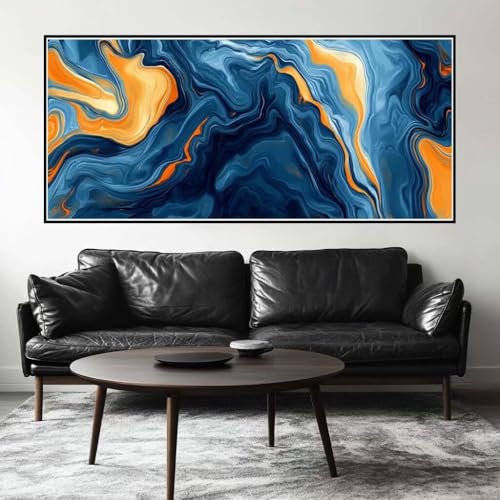 Malen Nach Zahlen Abstrakt Malen Nach Zahlen Erwachsene Vintage, 180 X 90 cm XXL Groß Acrylfarben Ölgemälde, DIY Malen Nach Zahlen Kinder Anfänger Set Bastelset für Wand Dekor (Ohne Rahmen) -H244 von Kggyele