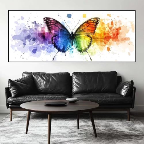Malen Nach Zahlen Aquarell Malen Nach Zahlen Erwachsene Schmetterling, 200 X 80 cm XXL Groß Acrylfarben Ölgemälde, DIY Malen Nach Zahlen Kinder Anfänger Set Bastelset für Wand Dekor (Ohne Rahmen)-H793 Malen Nach Zahlen Aquarell Malen Nach Zahlen Erwachsene Schmetterling, 200 X 80 cm XXL Groß Acrylfarben Ölgemälde, DIY Malen Nach Zahlen Kinder Anfänger Set Bastelset für Wand Dekor (Ohne Rahmen)-H793 von Kggyele