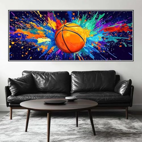 Malen Nach Zahlen Bunt Malen Nach Zahlen Erwachsene Basketball, 200 X 80 cm XXL Groß Acrylfarben Ölgemälde, DIY Malen Nach Zahlen Kinder Anfänger Paint by Numbers Set für Wand Dekor (Ohne Rahmen)-H851 Malen Nach Zahlen Bunt Malen Nach Zahlen Erwachsene Basketball, 200 X 80 cm XXL Groß Acrylfarben Ölgemälde, DIY Malen Nach Zahlen Kinder Anfänger Paint by Numbers Set für Wand Dekor (Ohne Rahmen)-H851 von Kggyele