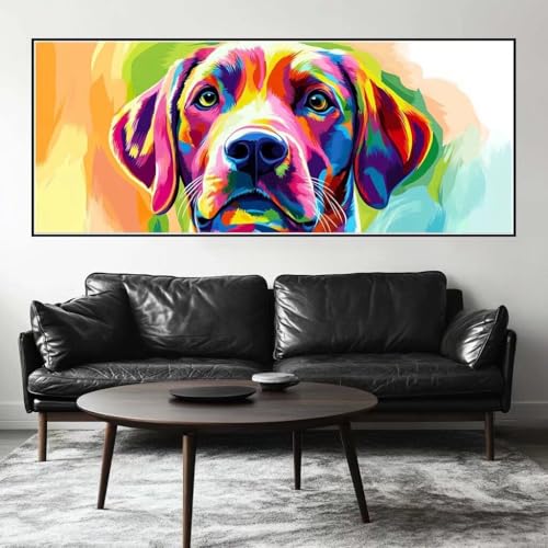 Malen Nach Zahlen Bunt Malen Nach Zahlen Erwachsene Hund, 200 X 80 cm XXL Groß Acrylfarben Ölgemälde, DIY Malen Nach Zahlen Kinder Anfänger Paint by Numbers Adult Set für Wand Dekor (Ohne Rahmen)-H836 Malen Nach Zahlen Bunt Malen Nach Zahlen Erwachsene Hund, 200 X 80 cm XXL Groß Acrylfarben Ölgemälde, DIY Malen Nach Zahlen Kinder Anfänger Paint by Numbers Adult Set für Wand Dekor (Ohne Rahmen)-H836 von Kggyele