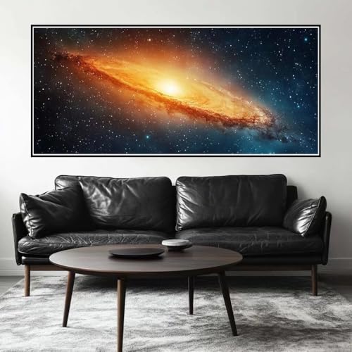 Malen Nach Zahlen Galaxie Malen Nach Zahlen Erwachsene Universum, 120 X 60 cm XXL Groß Acrylfarben Ölgemälde, DIY Malen Nach Zahlen Kinder Anfänger Set Bastelset für Wand Dekor (Ohne Rahmen) -H311 von Kggyele