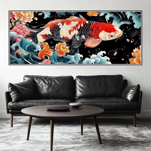 Malen Nach Zahlen Japan Malen Nach Zahlen Erwachsene Koi, 200 X 80 cm XXL Groß Acrylfarben Ölgemälde, DIY Malen Nach Zahlen Kinder Anfänger Paint by Numbers Adult Set für Wand Dekor (Ohne Rahmen)-H829 Malen Nach Zahlen Japan Malen Nach Zahlen Erwachsene Koi, 200 X 80 cm XXL Groß Acrylfarben Ölgemälde, DIY Malen Nach Zahlen Kinder Anfänger Paint by Numbers Adult Set für Wand Dekor (Ohne Rahmen)-H829 von Kggyele