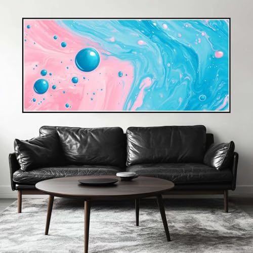 Malen Nach Zahlen Kunst Malen Nach Zahlen Erwachsene Abstrakt, 120 X 60 cm XXL Groß Acrylfarben Ölgemälde, DIY Malen Nach Zahlen Kinder Anfänger Paint by Numbers Set für Wand Dekor (Ohne Rahmen) -H325 von Kggyele