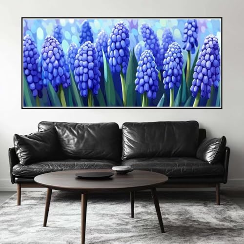 Malen Nach Zahlen Lavendel Malen Nach Zahlen Erwachsene Blume, 100 X 50 cm XXL Groß Acrylfarben Ölgemälde, DIY Malen Nach Zahlen Kinder Anfänger Paint by Numbers Set für Wand Dekor (Ohne Rahmen) -H205 von Kggyele