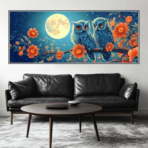 Malen Nach Zahlen Mond Malen Nach Zahlen Erwachsene Eule, 200 X 80 cm XXL Groß Acrylfarben Ölgemälde, DIY Malen Nach Zahlen Kinder Anfänger Paint by Numbers Adult Set für Wand Dekor (Ohne Rahmen)-H906 Malen Nach Zahlen Mond Malen Nach Zahlen Erwachsene Eule, 200 X 80 cm XXL Groß Acrylfarben Ölgemälde, DIY Malen Nach Zahlen Kinder Anfänger Paint by Numbers Adult Set für Wand Dekor (Ohne Rahmen)-H906 von Kggyele