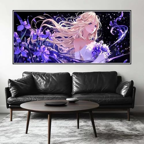 Malen Nach Zahlen Prinzessin Malen Nach Zahlen Erwachsene Königin, 120 X 60 cm XXL Groß Acrylfarben Ölgemälde, DIY Malen Nach Zahlen Kinder Anfänger Set Bastelset für Wand Dekor (Ohne Rahmen) -H376 von Kggyele