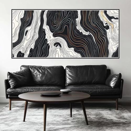 Malen Nach Zahlen Retro Malen Nach Zahlen Erwachsene Topografisch, 180 X 90 cm XXL Groß Acrylfarben Ölgemälde, DIY Malen Nach Zahlen Kinder Anfänger Set Bastelset für Wand Dekor (Ohne Rahmen) -H210 von Kggyele