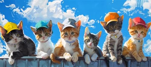 Malen Nach Zahlen Süß Malen Nach Zahlen Erwachsene Katze, 170 X 85 cm XXL Groß Acrylfarben Ölgemälde, DIY Malen Nach Zahlen Kinder Anfänger Paint by Numbers Adult Set für Wand Dekor (Ohne Rahmen)-H358 Malen Nach Zahlen Süß Malen Nach Zahlen Erwachsene Katze, 170 X 85 cm XXL Groß Acrylfarben Ölgemälde, DIY Malen Nach Zahlen Kinder Anfänger Paint by Numbers Adult Set für Wand Dekor (Ohne Rahmen)-H358 von Kggyele