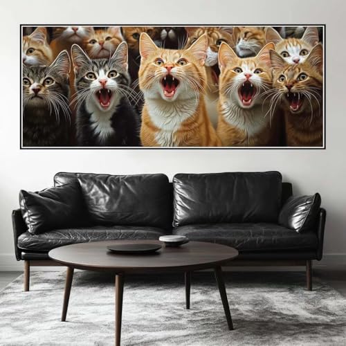 Malen Nach Zahlen Süß Malen Nach Zahlen Erwachsene Katze, 200 X 80 cm XXL Groß Acrylfarben Ölgemälde, DIY Malen Nach Zahlen Kinder Anfänger Paint by Numbers Adult Set für Wand Dekor (Ohne Rahmen)-H775 Malen Nach Zahlen Süß Malen Nach Zahlen Erwachsene Katze, 200 X 80 cm XXL Groß Acrylfarben Ölgemälde, DIY Malen Nach Zahlen Kinder Anfänger Paint by Numbers Adult Set für Wand Dekor (Ohne Rahmen)-H775 von Kggyele