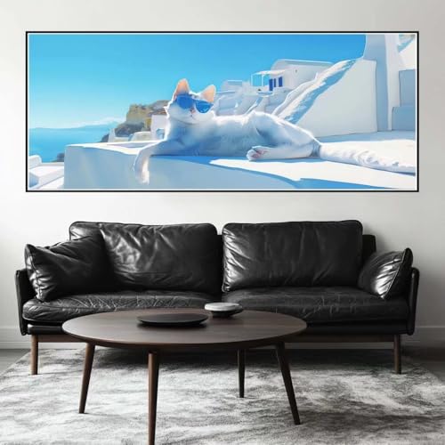 Malen Nach Zahlen Süß Malen Nach Zahlen Erwachsene Katze, 225 X 90 cm XXL Groß Acrylfarben Ölgemälde, DIY Malen Nach Zahlen Kinder Anfänger Paint by Numbers Adult Set für Wand Dekor (Ohne Rahmen)-H655 Malen Nach Zahlen Süß Malen Nach Zahlen Erwachsene Katze, 225 X 90 cm XXL Groß Acrylfarben Ölgemälde, DIY Malen Nach Zahlen Kinder Anfänger Paint by Numbers Adult Set für Wand Dekor (Ohne Rahmen)-H655 von Kggyele
