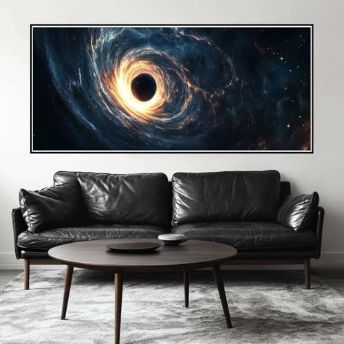 Malen Nach Zahlen Universum Malen Nach Zahlen Erwachsene Weltraum, 100 X 50 cm XXL Groß Acrylfarben Ölgemälde, DIY Malen Nach Zahlen Kinder Anfänger Set Bastelset für Wand Dekor (Ohne Rahmen) -H235 von Kggyele