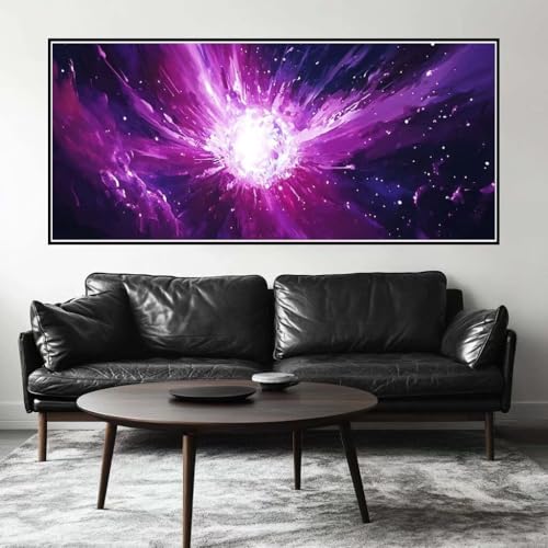 Malen Nach Zahlen Universum Malen Nach Zahlen Erwachsene Weltraum, 180 X 90 cm XXL Groß Acrylfarben Ölgemälde, DIY Malen Nach Zahlen Kinder Anfänger Set Bastelset für Wand Dekor (Ohne Rahmen) -H413 von Kggyele