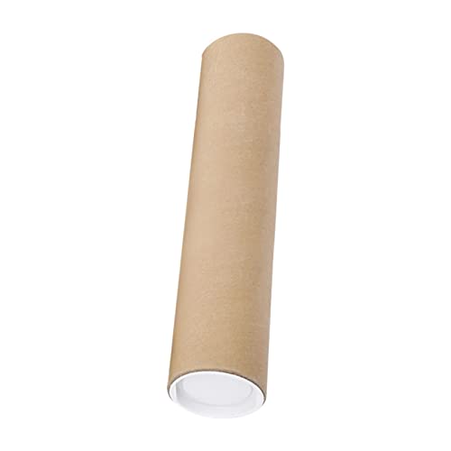 KiBcsLic 76 Mm Versandröhren mit Kappen, Kraftpapier Poster Tragebox, Verpackungsröhren, Runder Kraftpapierröhren Zeichnungshalter, 70CM KiBcsLic 76 Mm Versandröhren mit Kappen, Kraftpapier Poster Tragebox, Verpackungsröhren, Runder Kraftpapierröhren Zeichnungshalter, 70CM von KiBcsLic