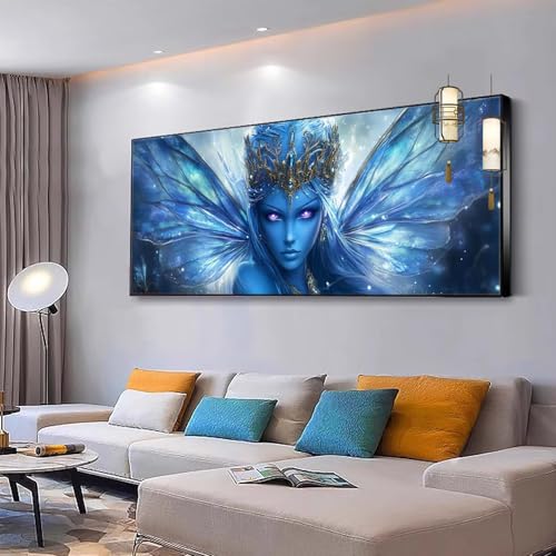 Malen nach Zahlen Erwachsene Elf Malen Nach Zahlen ab 7 9 Jahre Mädchen, Paint by Numbers Adult, Kreativ set mit Leinwand Pinsel und Acrylfarben Home Decor Geschenke Abstrakt 40x70cm Ohne Rahmen Y334 von Kiagazaa