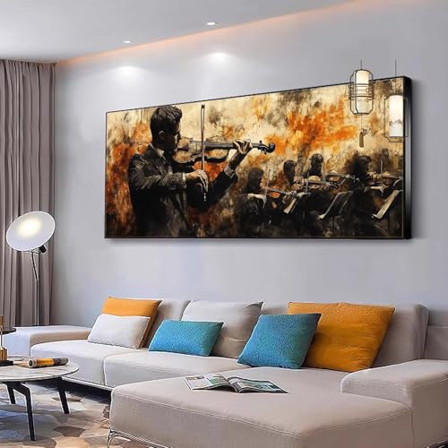 Malen nach Zahlen Erwachsene Romantik Malen Nach Zahlen ab 7 9 10 Jahre Mädchen, Paint by Numbers Adult, Kreativ set mit Leinwand Pinsel und Acrylfarben Home Decor Kunst 100x230cm Ohne Rahmen Y352 von Kiagazaa