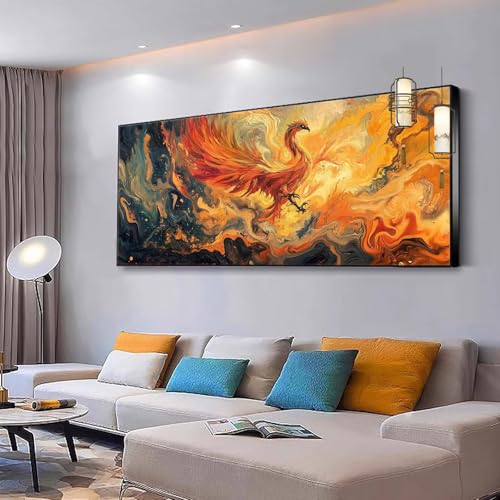 Malen nach Zahlen Erwachsene Tier Malen nach Zahlen Mädchen ab 10, Kreativ set mit Leinwand Pinsel und Acrylfarben Bastelset Erwachsene Frauen für Geschenke und Home Haus Deko Mysterium 100x230cm Y60 von Kiagazaa