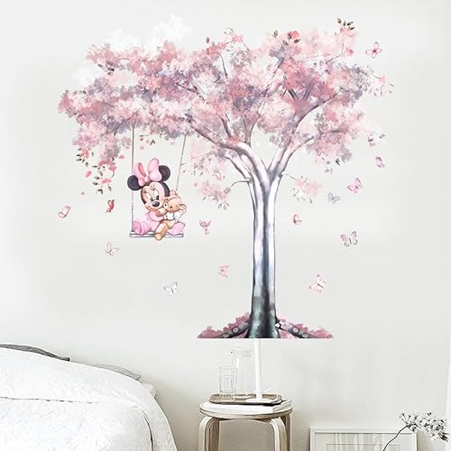 Kibi Wandtattoo Mickey Mouse Wandtattoo Mickey und Minnie Wandaufkleber Mickey Mouse wandsticker Mickey Maus Wandsticker Kinderzimmer Micky Mouse Aufkleber Wanddeko Wandsticker Minnie Maus von Kibi Store