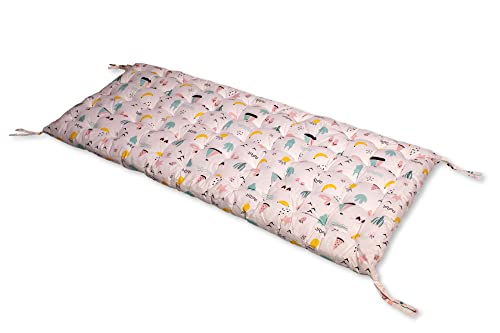 Kissen für Kletterbogen | Montessori Kissen Bogenwippe | Klettergerüst Bogen Kissen | Gemütlich Kissen für Klettergerüst | Kuschelkissen für Kletterbogen (Flamingo) von Kidodido