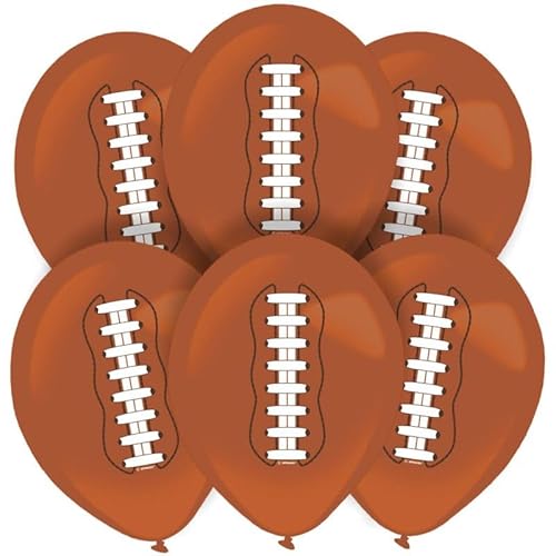 60 Luftballons Football Touchdown 27cm von Kids Party World