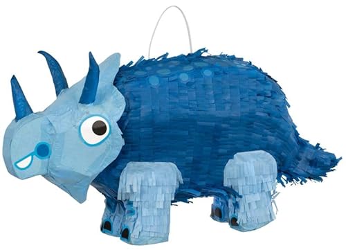 Kids Party World Pinata Dinosaurier Triceratops in Blau 48cm von Kids Party World