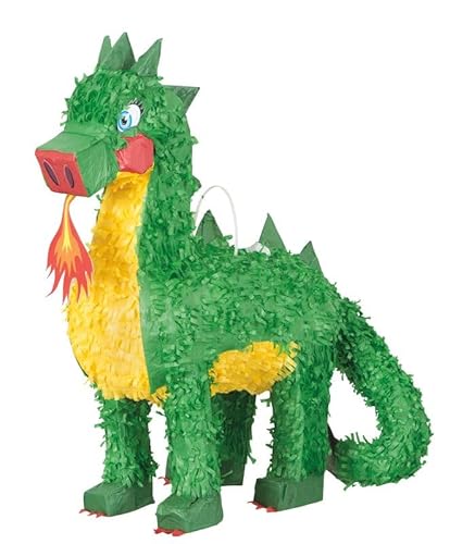 Pinata grüner stehender Drache 45 cm von Kids Party World