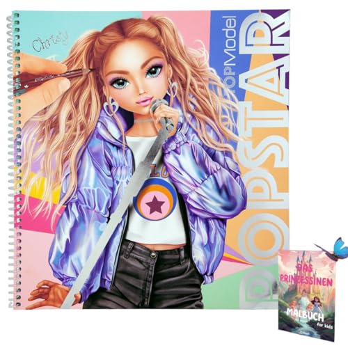 TOPModel Malbuch (TOPModel Popstar Malbuch und Kidstell eBook Ausmalbuch Prinzessin) von Kidstell