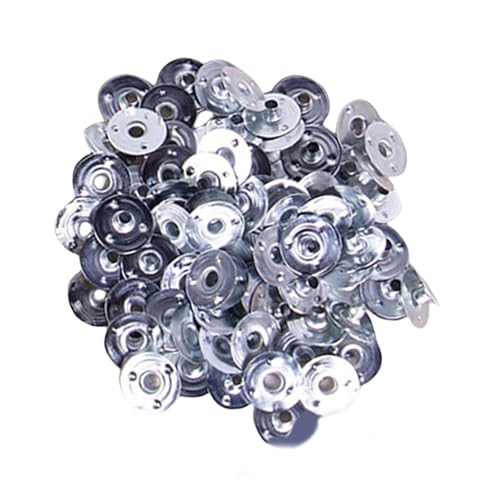 100pcs Selbstzentrierende Votiven Kerzen Dochter Clip Für Handwerksbegeisterte Metal Teelight Wicks Sustainers Tabs von KieTeiiK