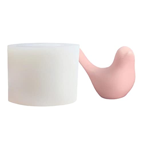 KinMokusei 3D Vogel Silikonform Kerzenformen Seifenform Vogel Kuchen Fondant Silikon Formen Backform für Schokoladenfondant Candy Seife Candle Making von KinMokusei