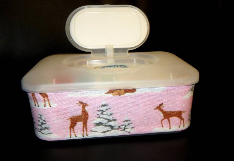 Feuchttücherbox - Rehe Im Winterwald von KinderkramDE