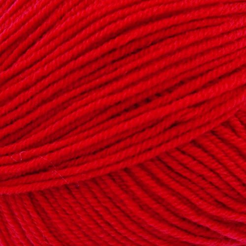 King Cole 1432613 Luxus Merino DK Candy Apple Garn – 140 m, 50 g von King Cole