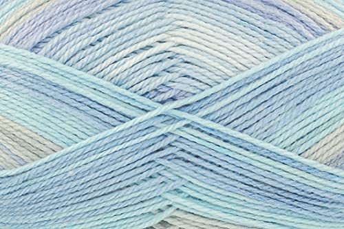 King Cole Beaches DK-Garn, weiche Acrylmischung, Strickwolle, 100 g Knäuel (Palm Beach – 4281) von King Cole