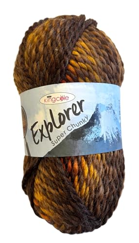 King Cole 1784298 Explorer Super Chunky Raleigh Garn, 80 m, 100 g von King Cole