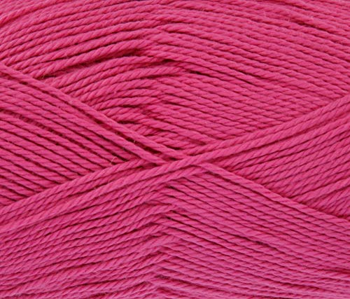 King Cole 761848 Cottonsoft DK Hot Pink Garn, 210 m, 100 g von King Cole